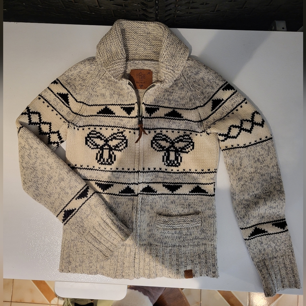 ARITZIA WOOL Zip-up Sweater medium